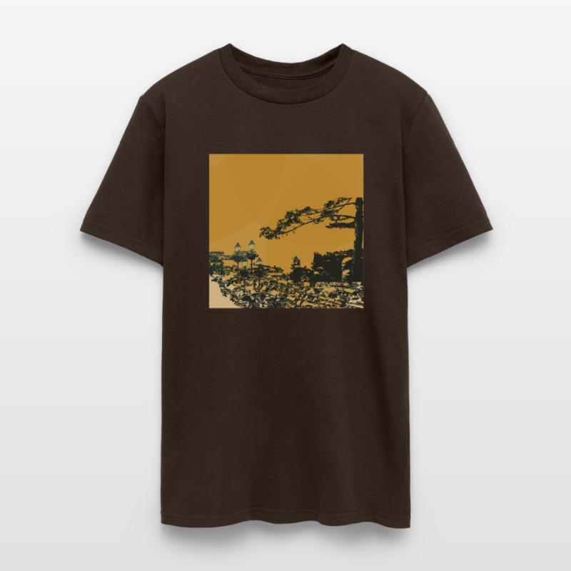 City Lamps and a Tree