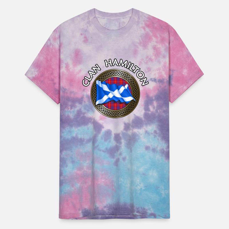 Clan Hamilton Tartan Knot & Flag