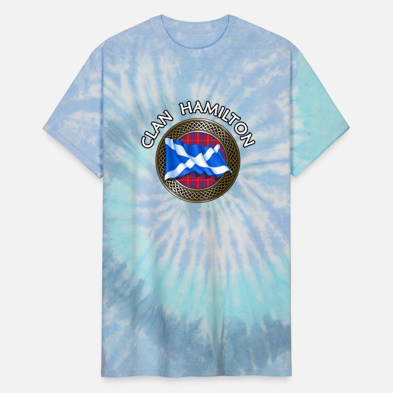 Clan Hamilton Tartan Knot & Flag