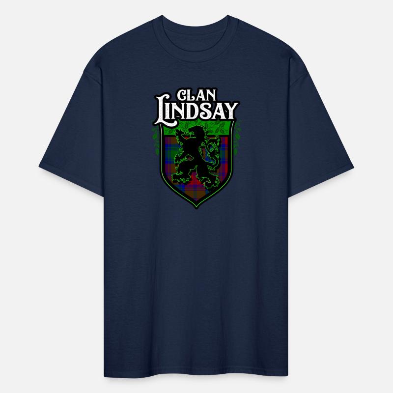 Clan Lindsay Scottish Tartan Rampant Lion Celtic