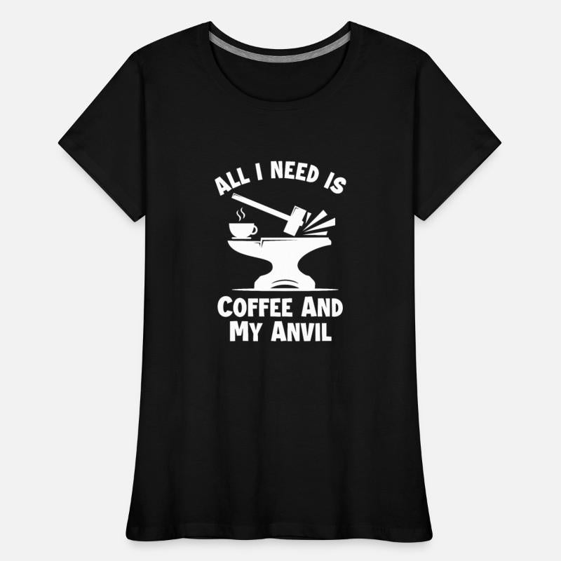 Coffee and my Anvil Hobby Legend Forging Anvil