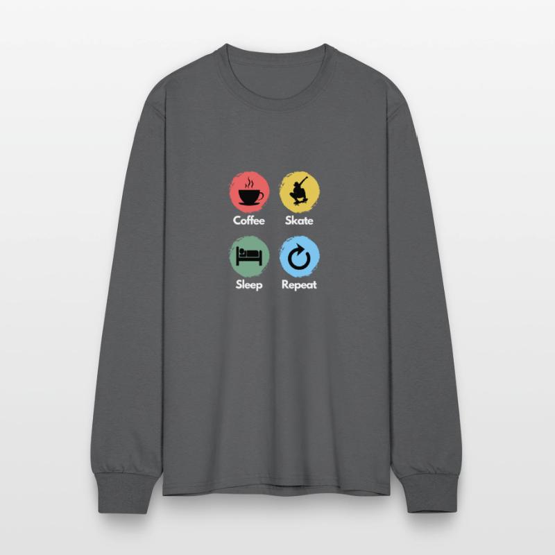 Coffee, skate, sleep, repeat