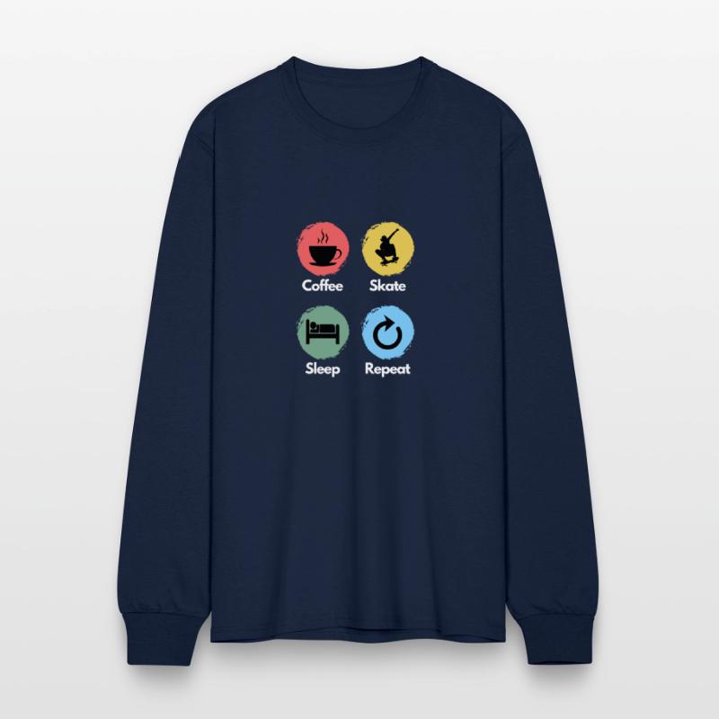 Coffee, skate, sleep, repeat