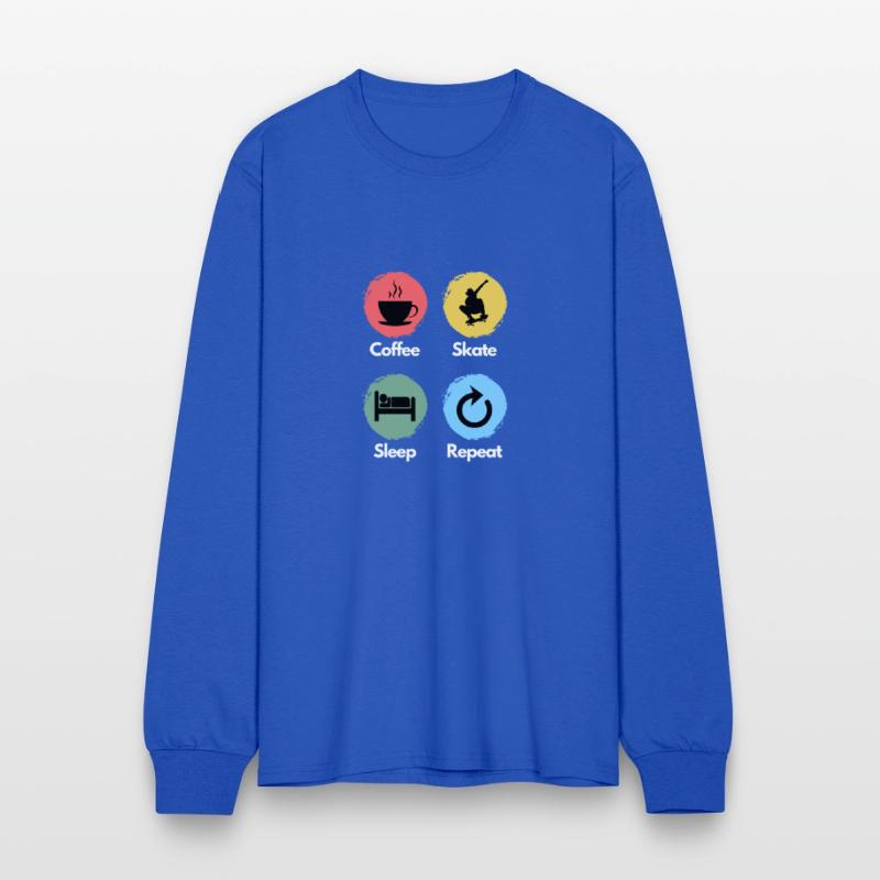 Coffee, skate, sleep, repeat