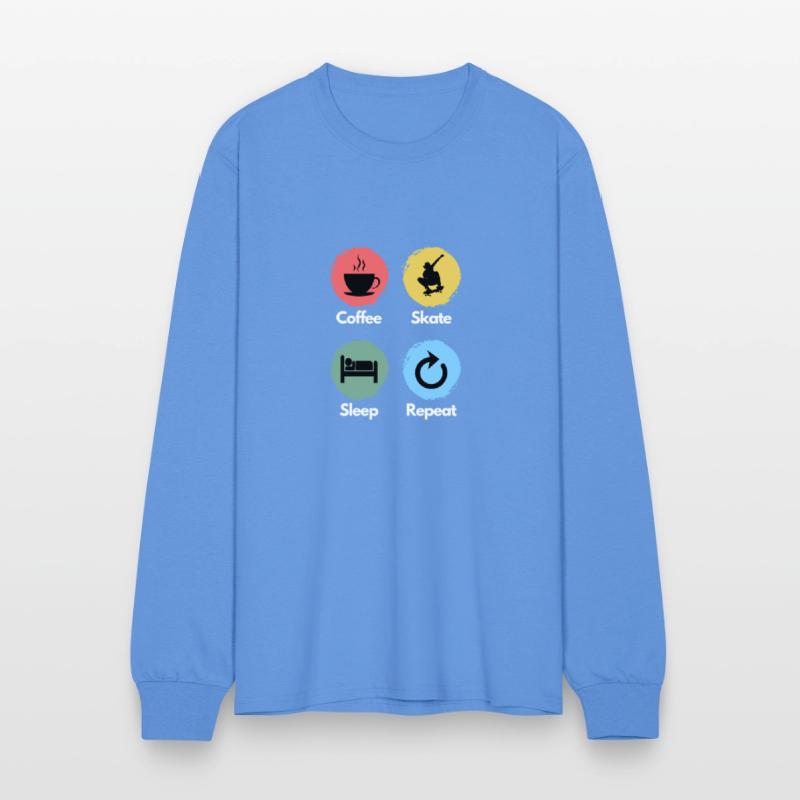 Coffee, skate, sleep, repeat