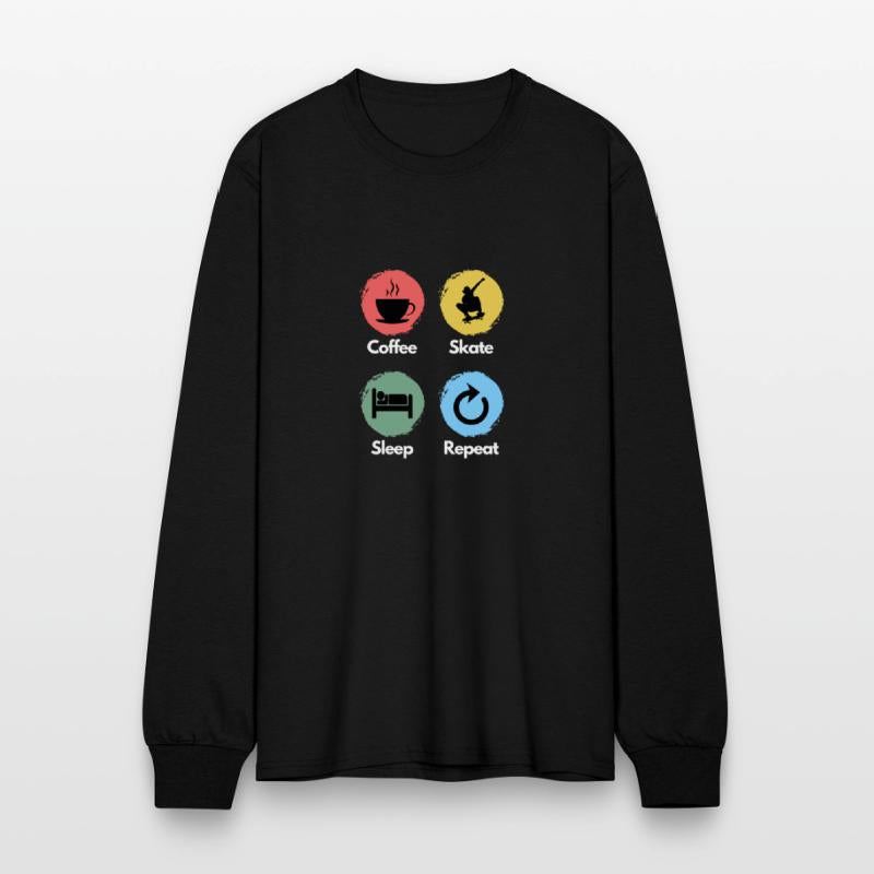 Coffee, skate, sleep, repeat