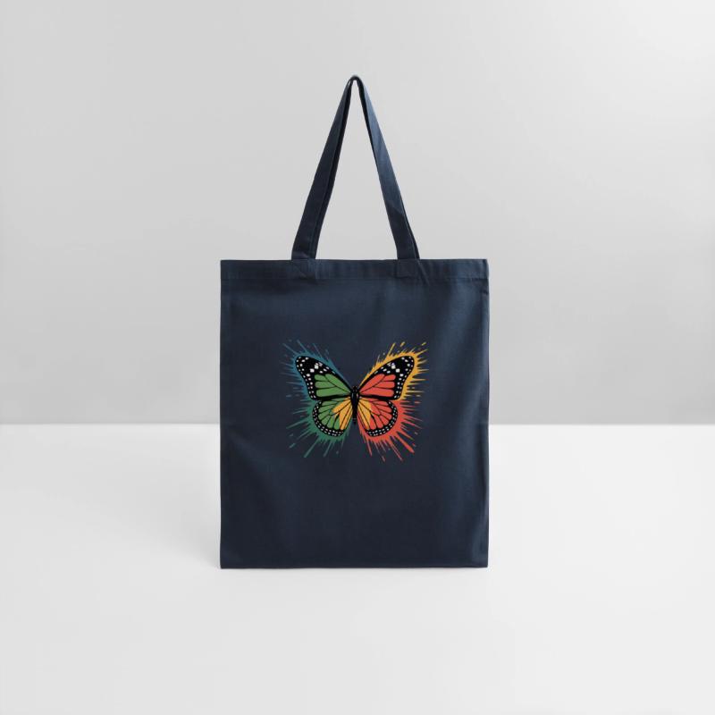 Colorful Butterfly With Color Explosion