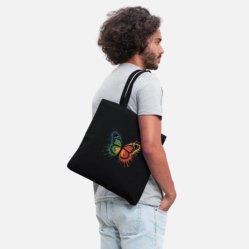 Colorful Butterfly With Color Explosion