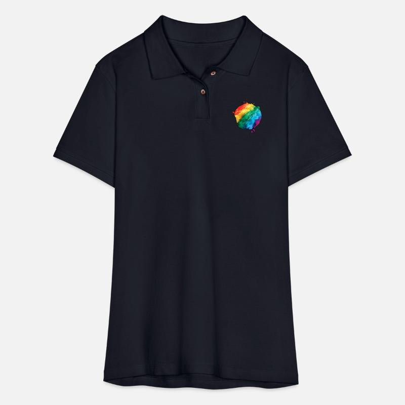 Colorful Rainbow Paint Splatter With Smoke And Fog