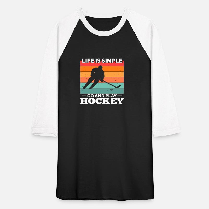 Cool ice hockey player motif