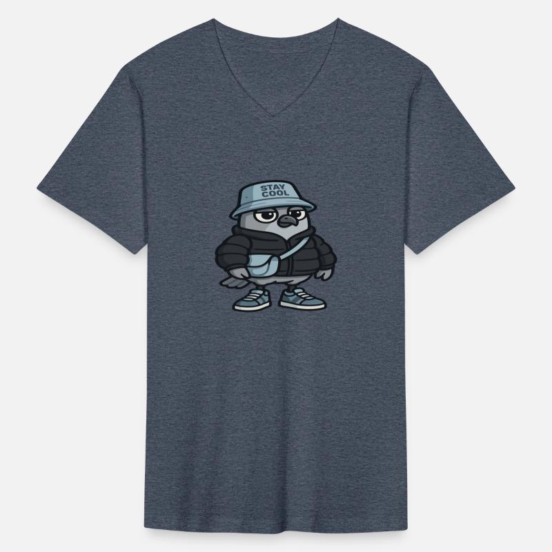 Cool Pigeon in Streetwear | Urban Cartoon Bird