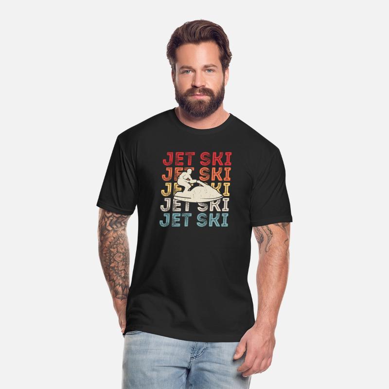 Cool Retro Vintage Jet Ski Art For Men & Women