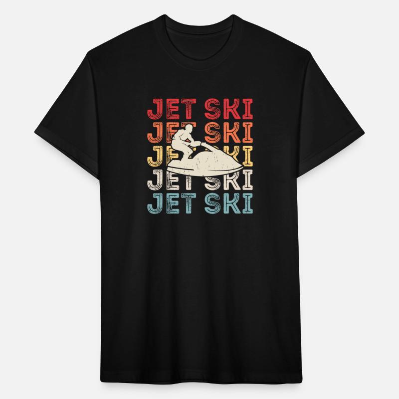 Cool Retro Vintage Jet Ski Art For Men & Women