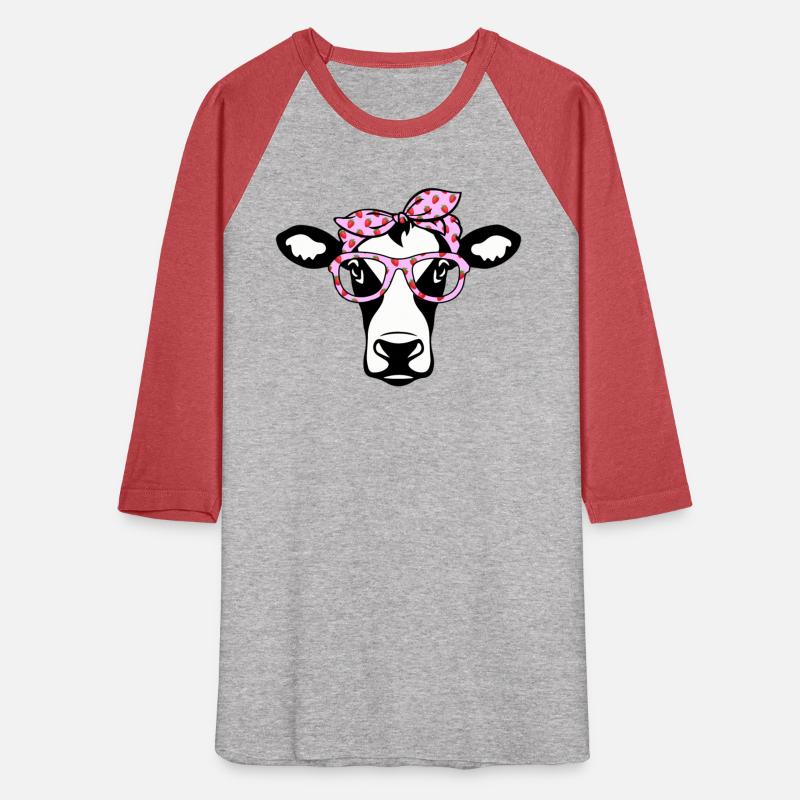 Cow With Bandana Glasses Strawberry Cattle Heifer