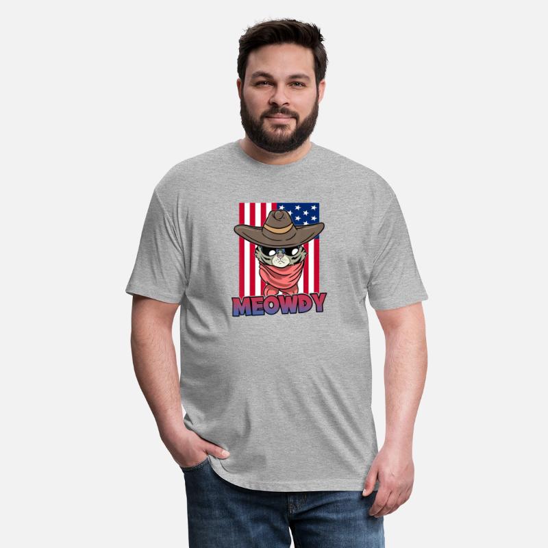 Cowboy Cat Meowdy United States Flag