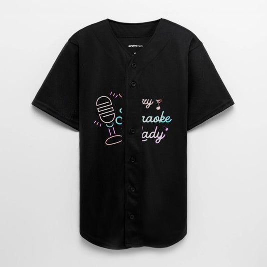 Crazy Karaoke Lady Singing Singer