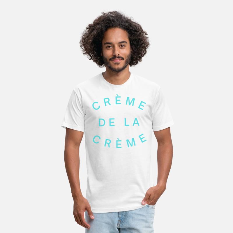 Crème De La Crème (Turquoise Blue letters version)