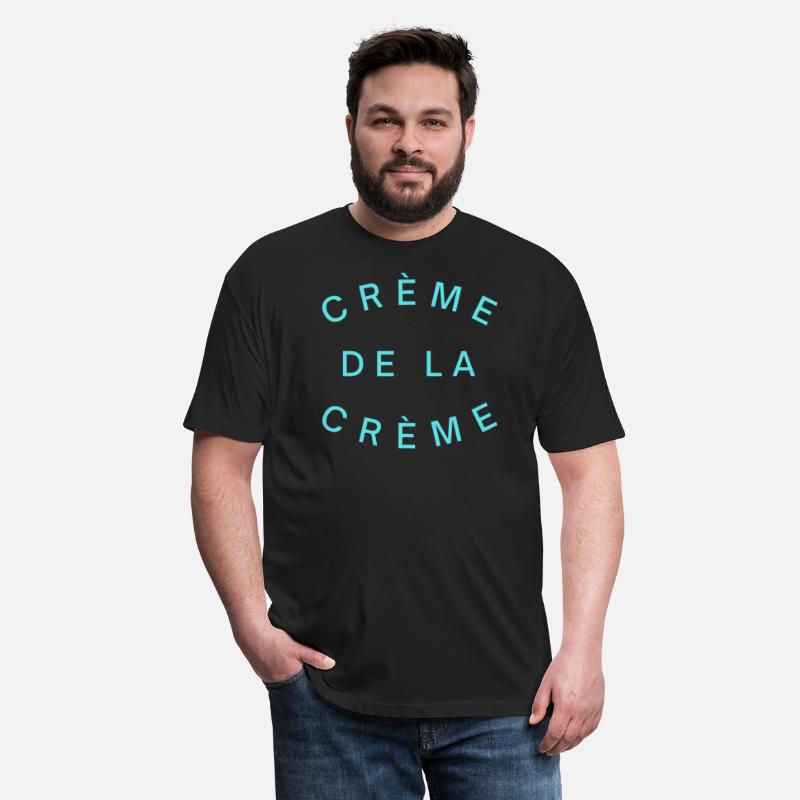Crème De La Crème (Turquoise Blue letters version)