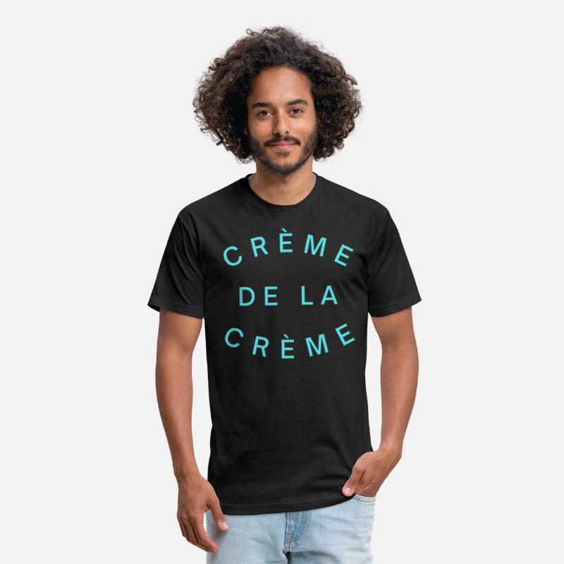Crème De La Crème (Turquoise Blue letters version)