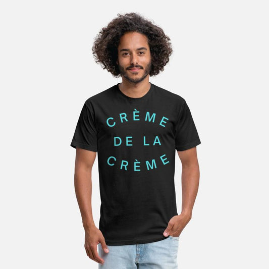 Crème De La Crème (Turquoise Blue letters version)