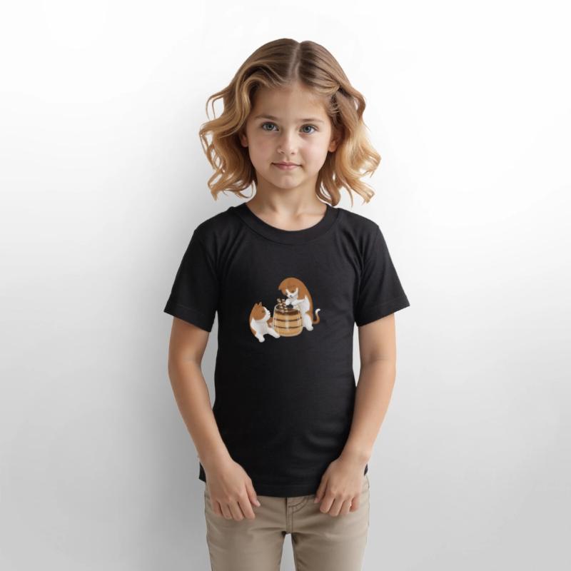 Cute Cats and Dessert Illustration