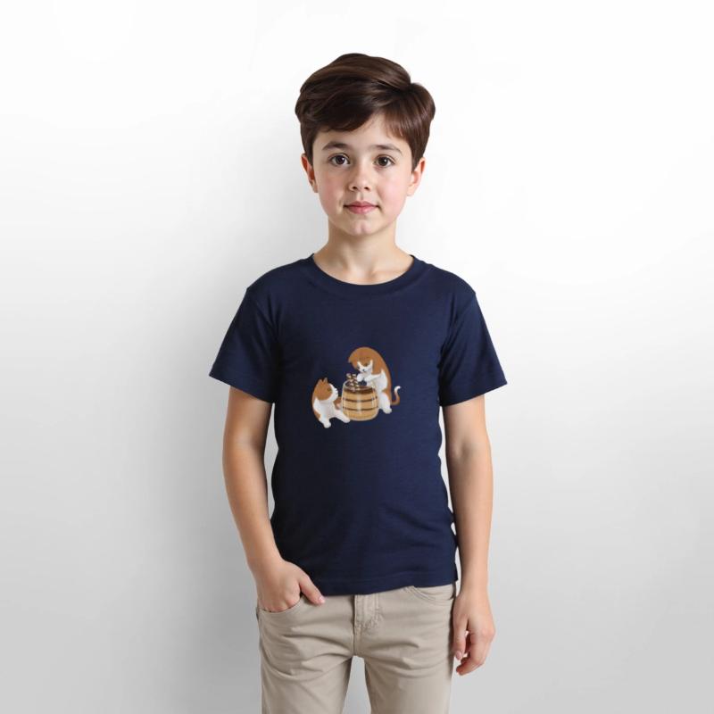 Cute Cats and Dessert Illustration