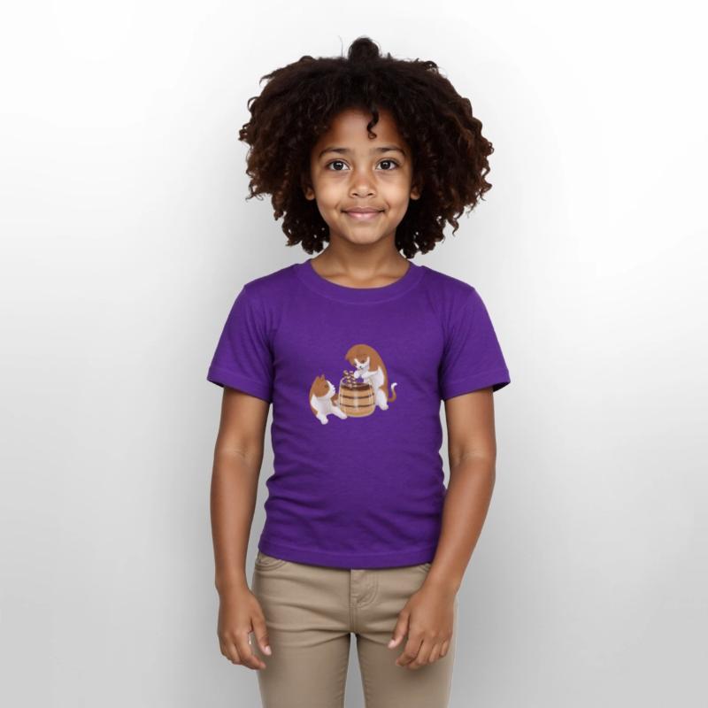 Cute Cats and Dessert Illustration