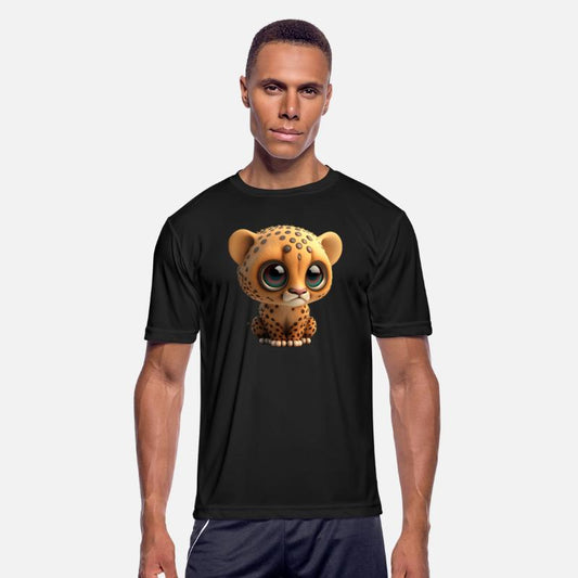 Cute cheetah cartoon character