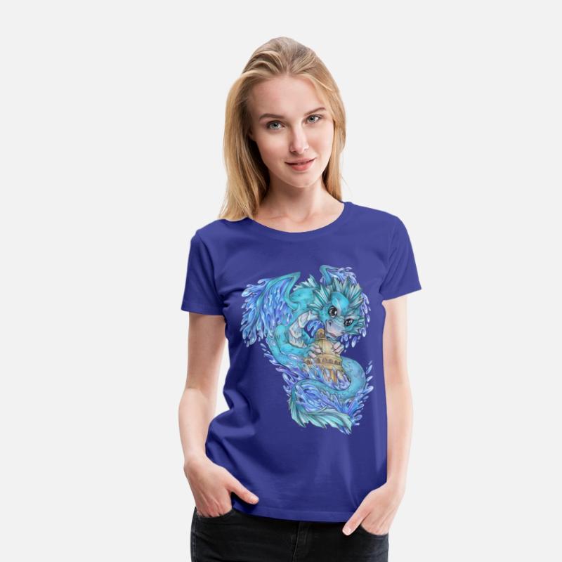 Cute dragon fantasy mythology water lake