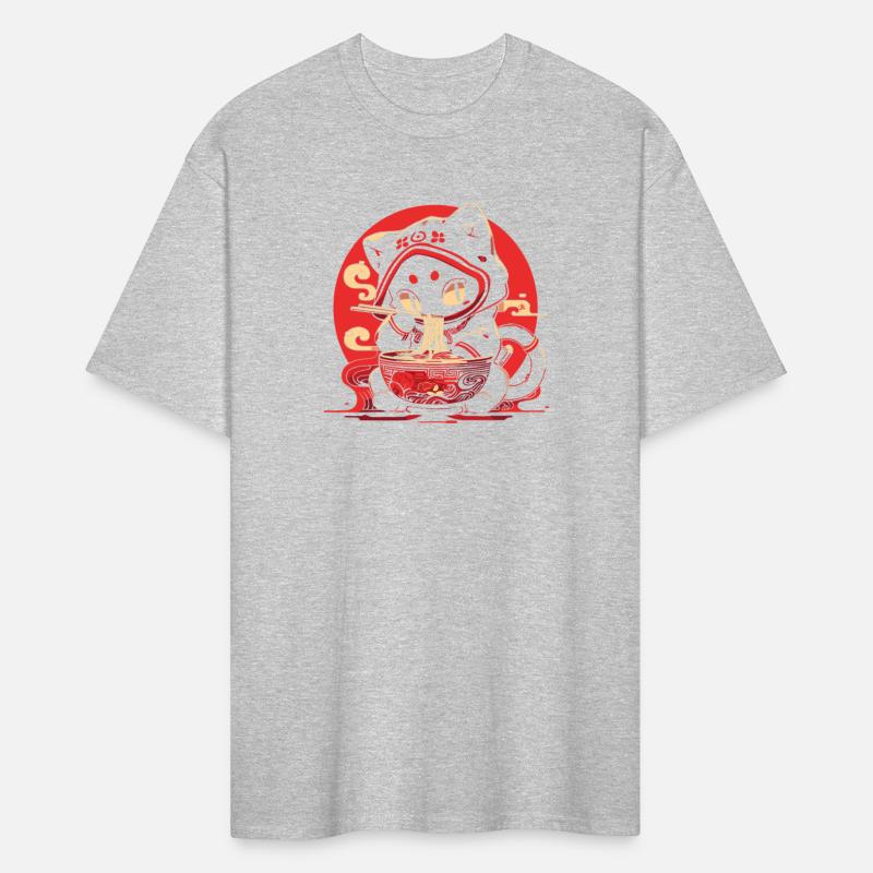 Cute Manga Cat Eating Ramen | Gift Idea