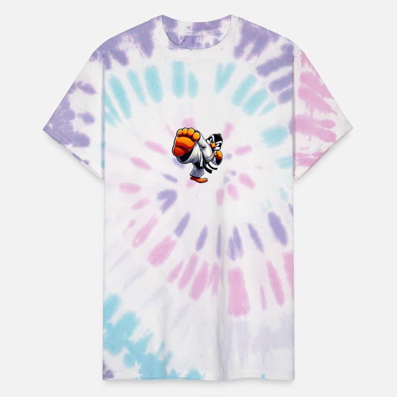 Cute Penguin Martial Arts Cartoon