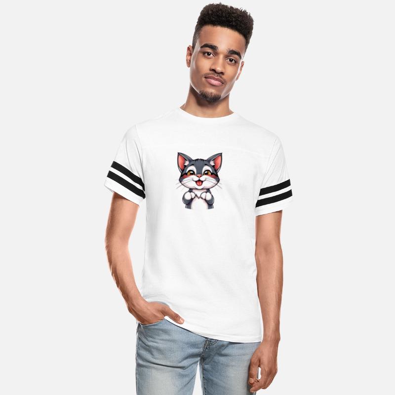 Cute Playful Cat Illustration