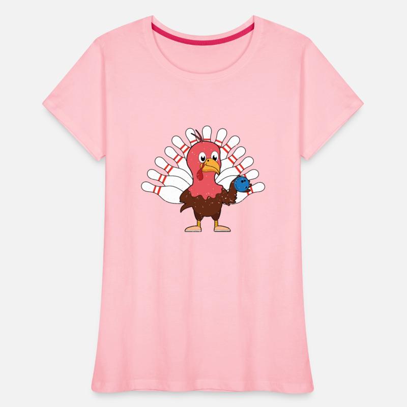 Cute Turkey Thanksgiving Turkey Bowling