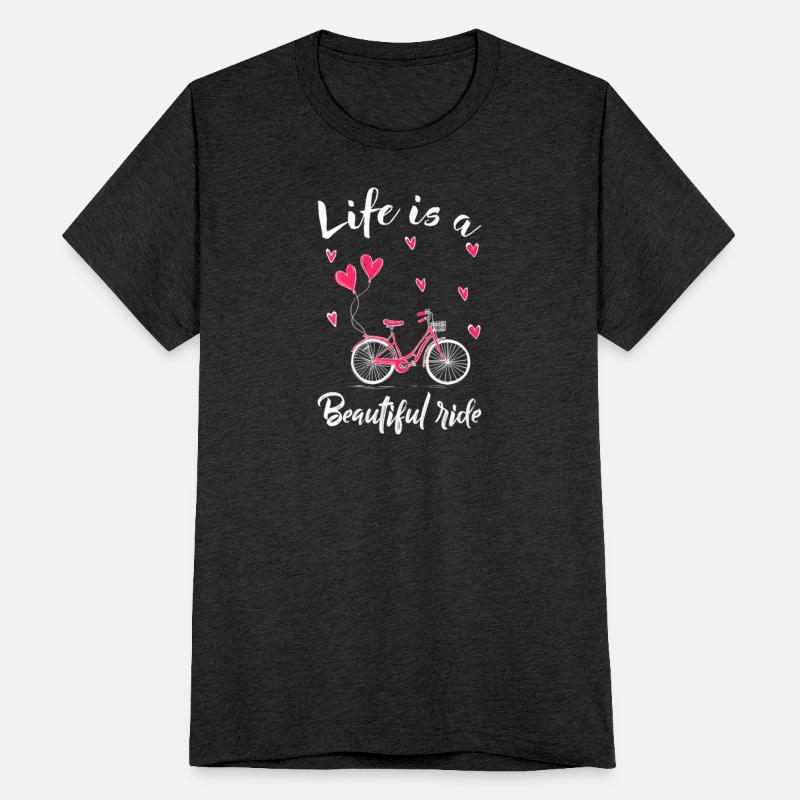 Cycling Life Is A Beautiful Ride Bicycle V Neck