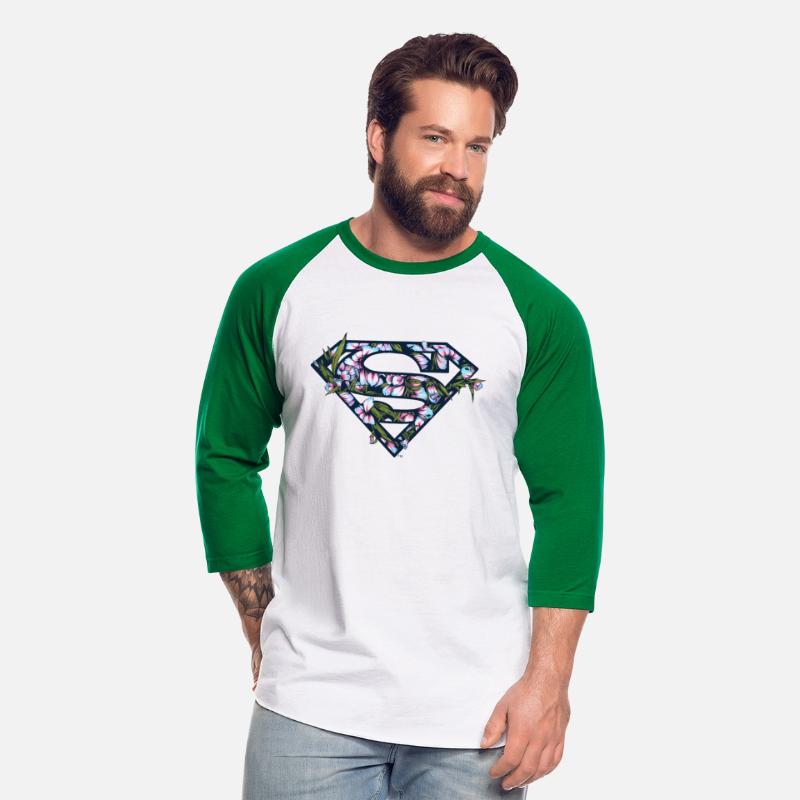 DC Comics Superman Classic Logo Flowers