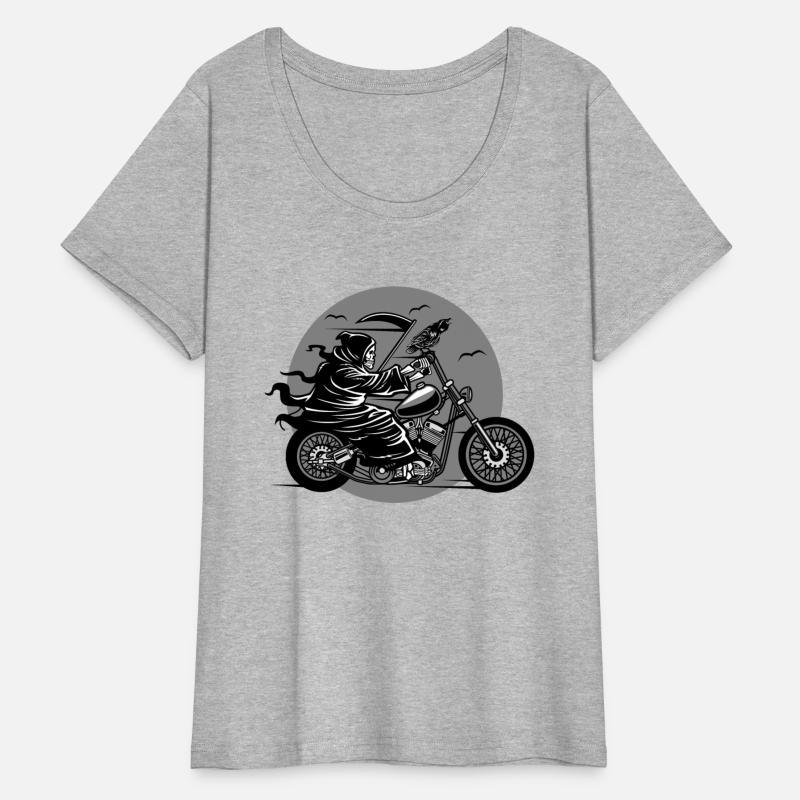 Death Motorcycle Death Grim Reaper Crow Gift Idea