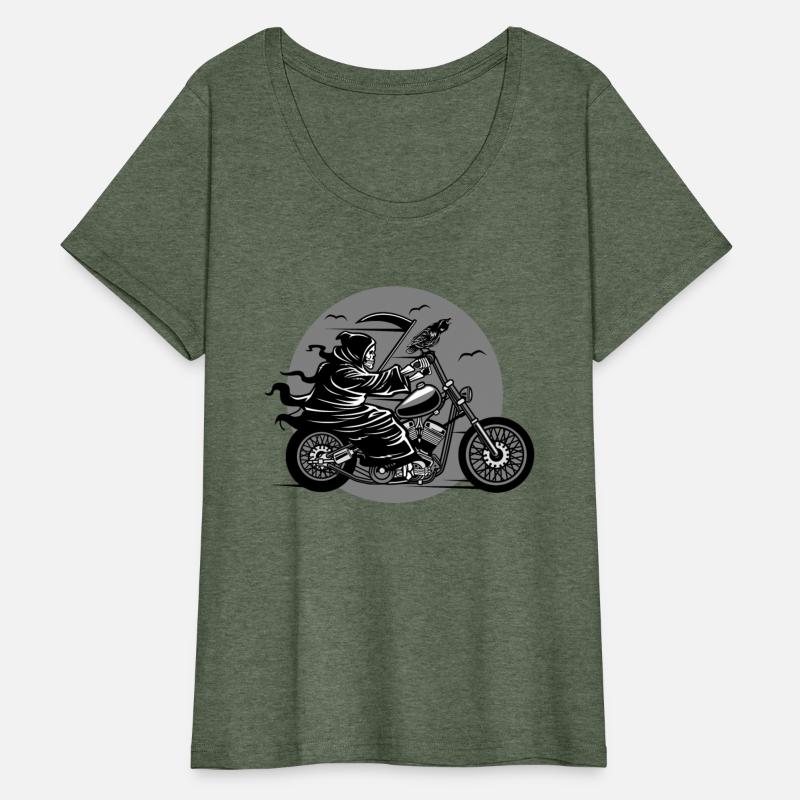 Death Motorcycle Death Grim Reaper Crow Gift Idea
