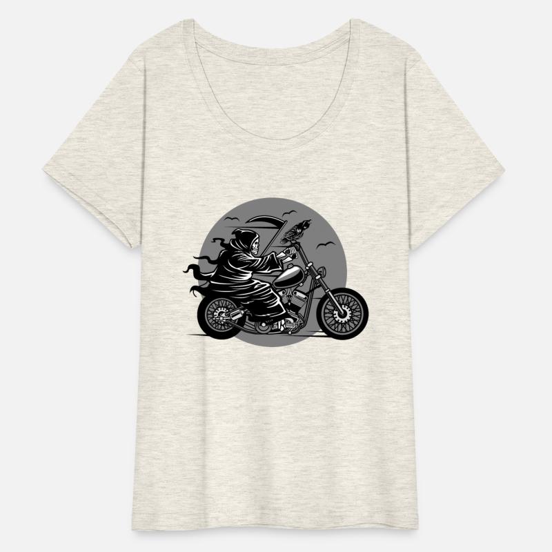 Death Motorcycle Death Grim Reaper Crow Gift Idea