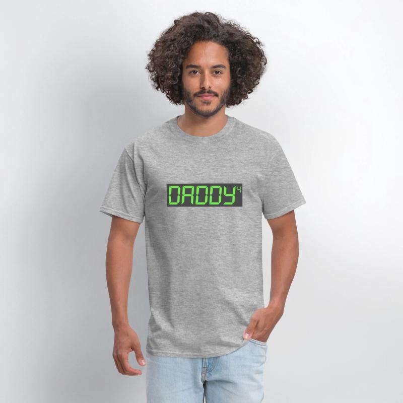 Digital dad father gift for dad men’s T-shirt
