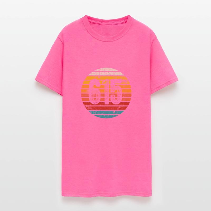 Distressed Vintage Sunset 615 Area Code