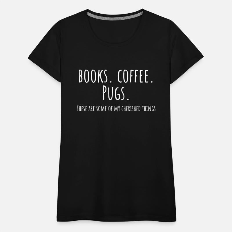 Dog Lover Books and Coffee and Pugs