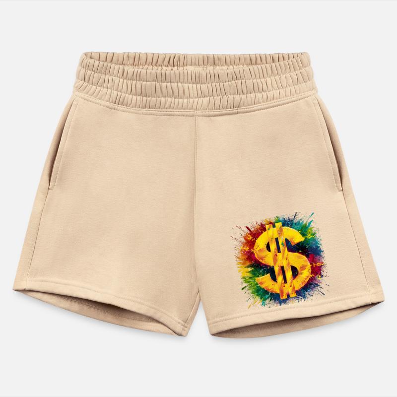 Dollar sign colour splashes