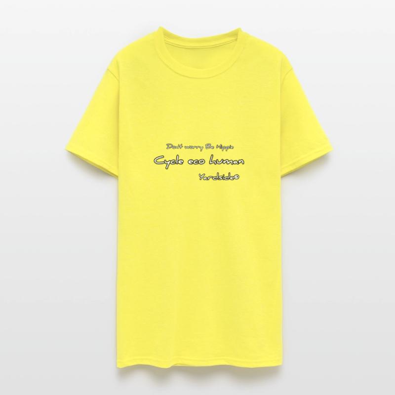 Don't worry Be Hippie Cycle eco human Yardside