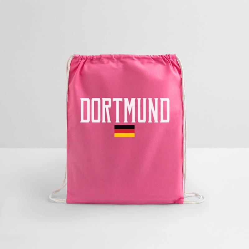 Dortmund Germany Flag White Text