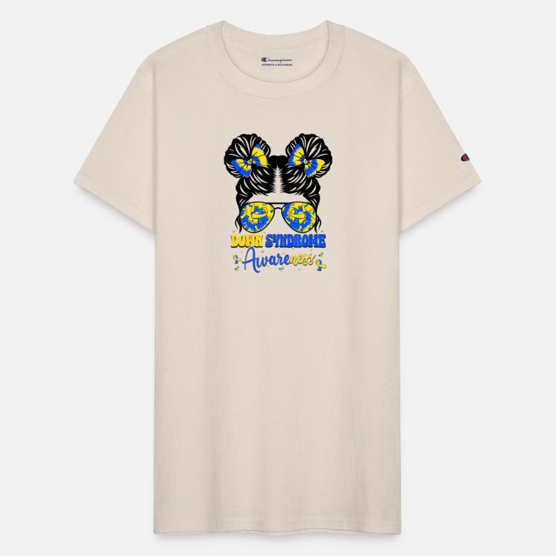 Down Syndrome Awareness Blue Yellow Ribbon