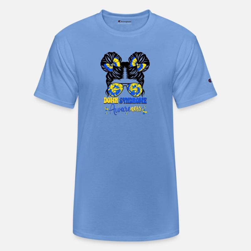 Down Syndrome Awareness Blue Yellow Ribbon