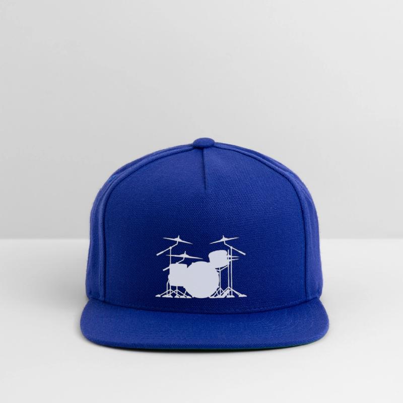 Drum set silhouette illustration