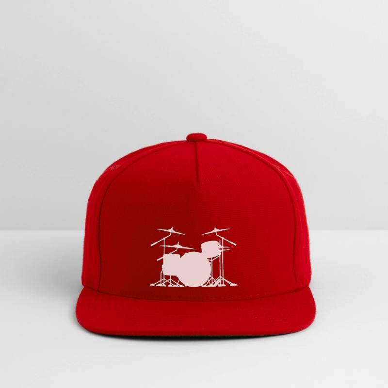 Drum set silhouette illustration