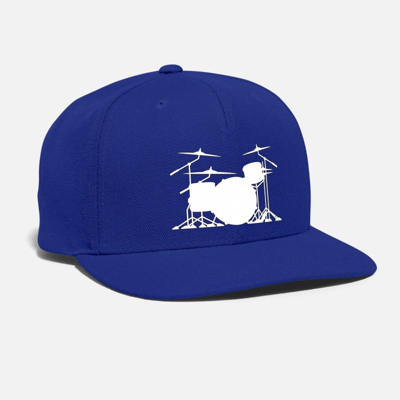 Drum set silhouette illustration