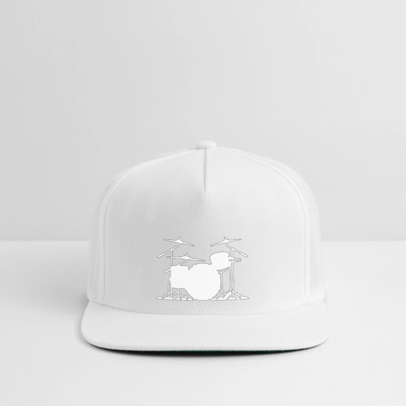 Drum set silhouette illustration